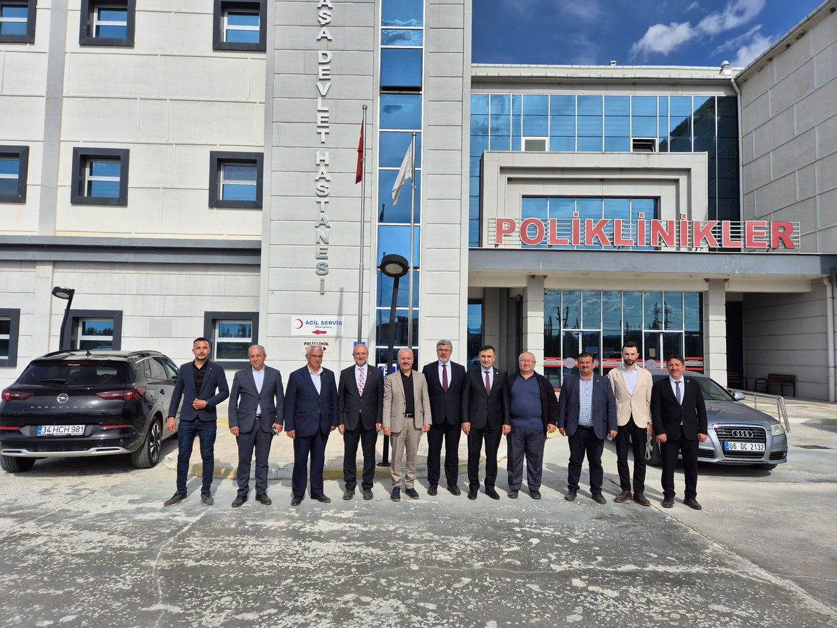 Ak Parti Heyeti Sinanpaşa Devlet Hastanesini Ziyaret Etti