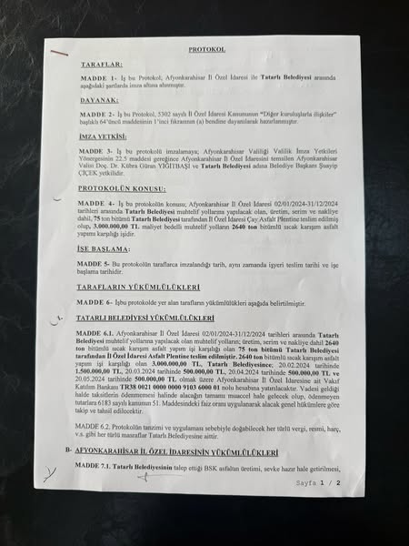 Tatarlı'da Asfalt Sevinci, Vekil Özkaya'nın Emeği Gözardı Edildi Mi?