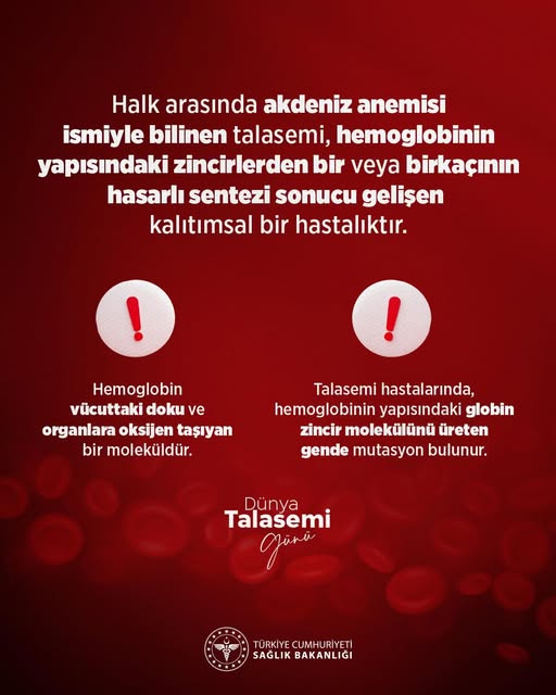 Talasemi: Genç Yaşta Teşhis Hayat Kurtarıyor