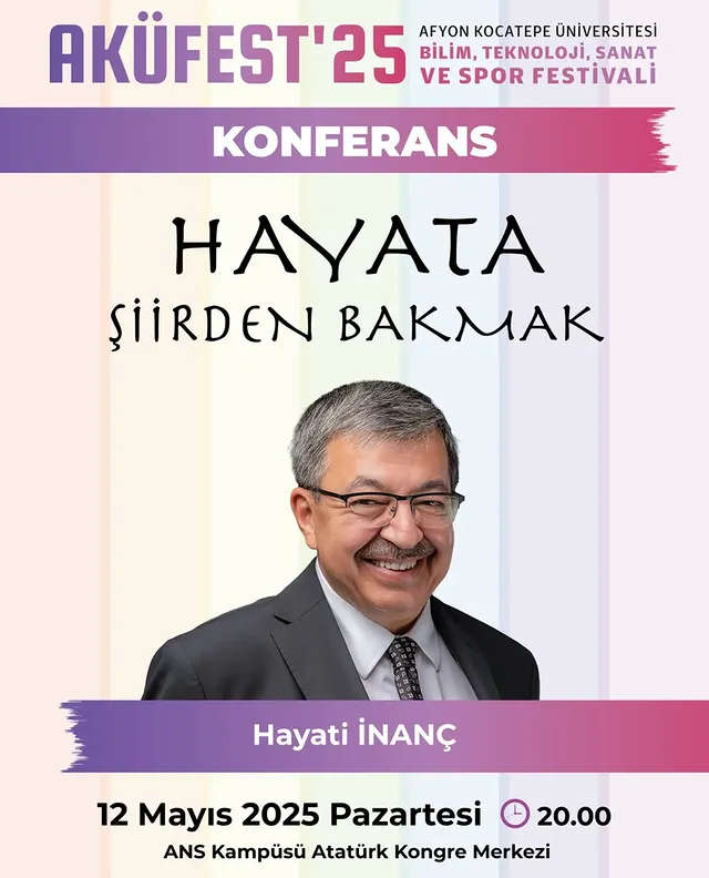 Hayati İnanç, AKÜFest'25'te 