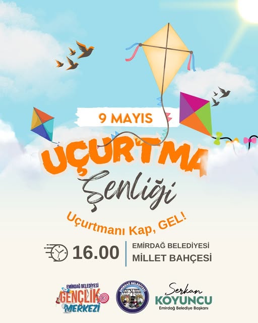 Emirdağ'da Gökyüzü Renklenecek: Uçurtma Şenliği Yarın!
