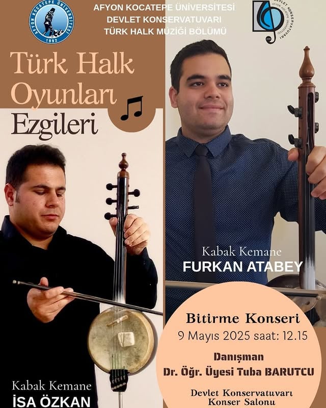 Afyon Kocatepe Üniversitesi'nde Türk Halk Oyunları Ezgileri Konseri