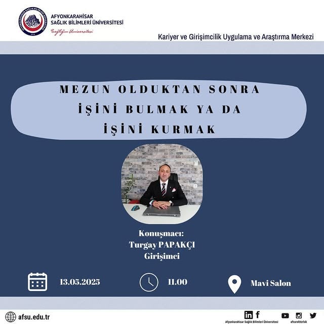 AFSÜ Mezunları İş Hayatına Hazır: Mezuniyet Sonrası Kariyer ve Girişimcilik Paneli Düzenlendi